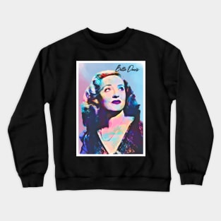 Poster Art Bette Davis Crewneck Sweatshirt